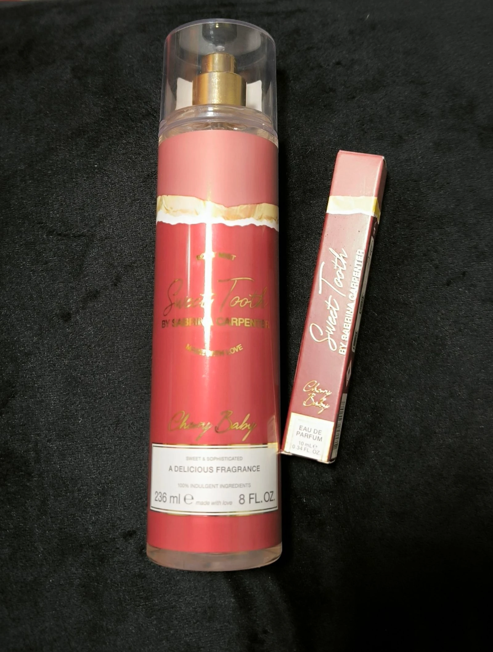Perfume y bruma de Sabrina Carpenter
